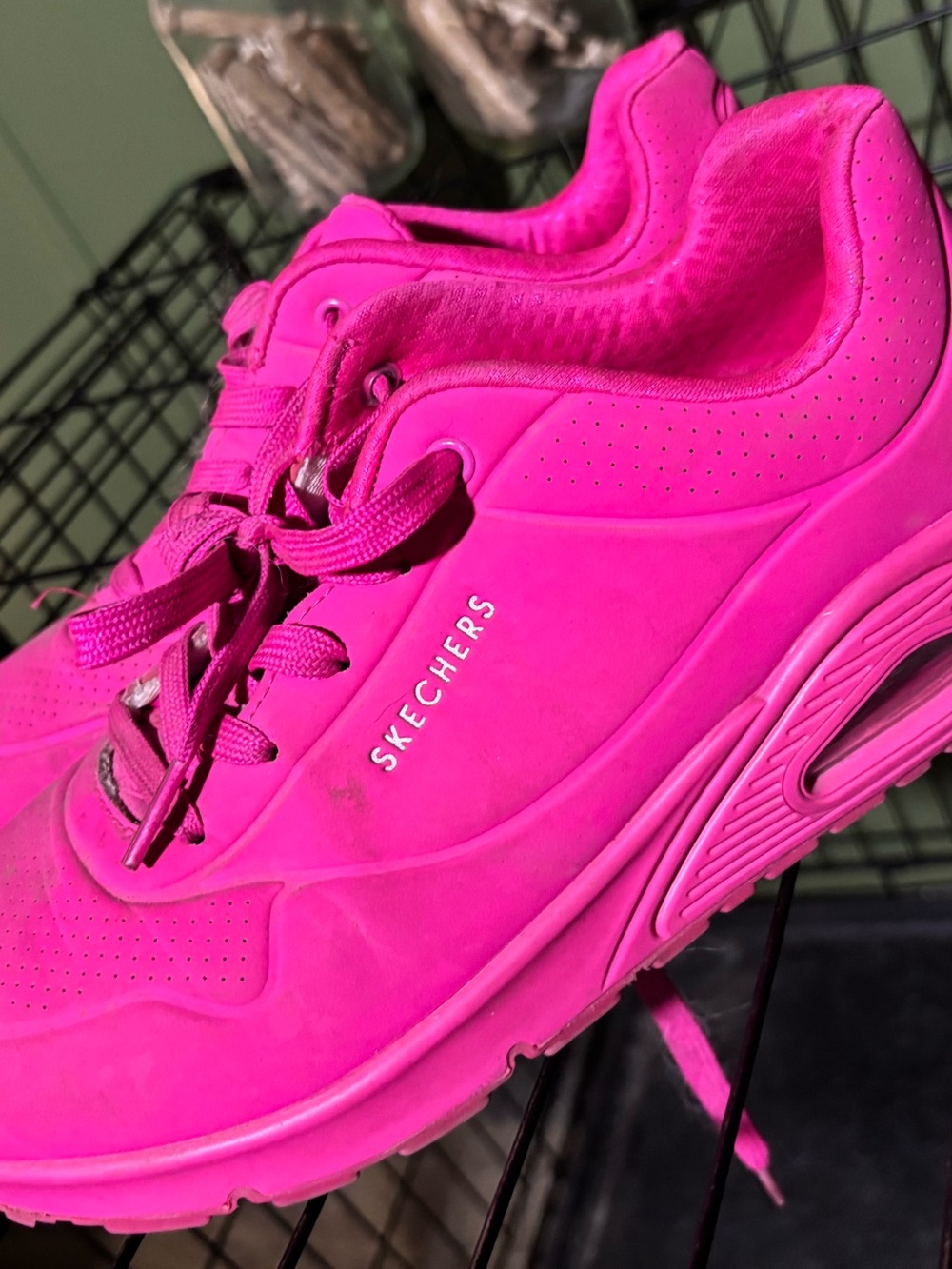 Skechers Women's Bright Pink Athletic Sneakers